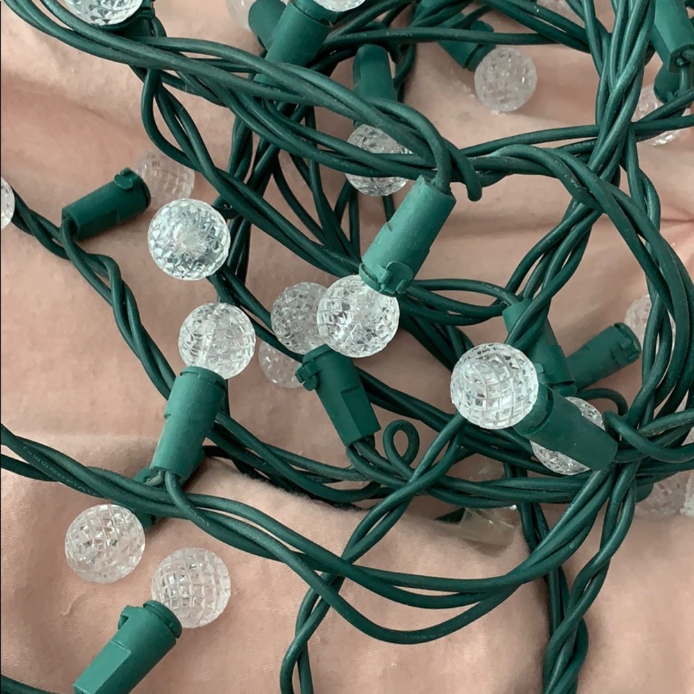 Plug in string lights